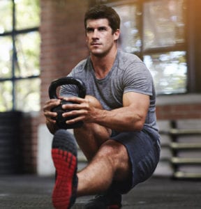 Man working out enjoying the benefits of Twist 25 DHEA cream